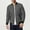 Light Gray, variant on Men's Solid Color Stand-up Collar Cotton Jacket/Baseball Jacket Army Green L