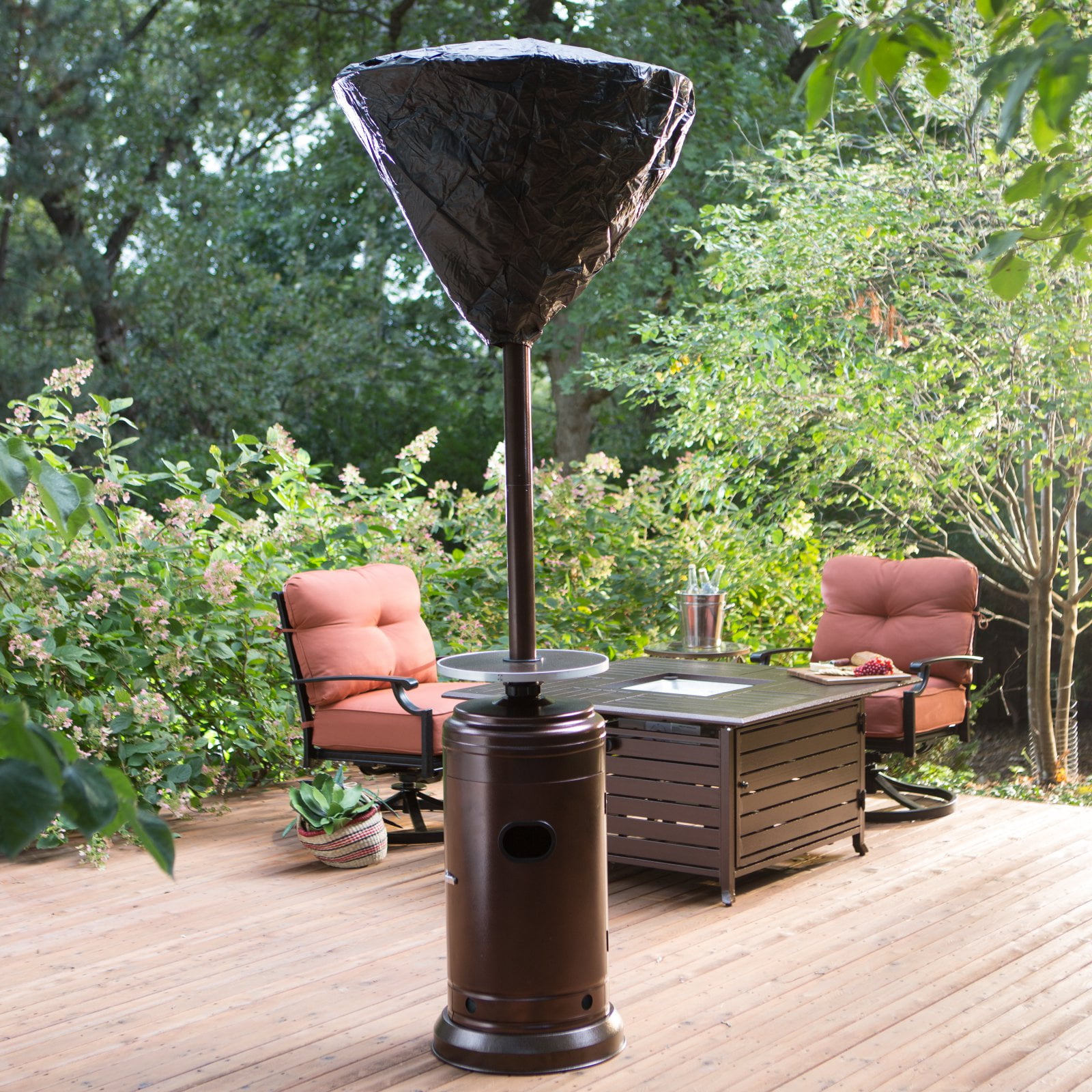 Red Ember Hammered Bronze Commercial Patio Heater With Table Red Ember Hammered Bronze Commercial Patio Heater With Table Com