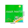 thumbnail image 3 of Pendientes Set de 24 pinturas de dedos lavables de colores con libro para manualidades infantiles,material de pintura artística para el Día del Niño y Navidad (1 pieza) Rkxzt, 3 of 9