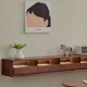 thumbnail image 4 of Hanging Wood Tv Stands Modern Storage Console Simple Cabinet Tv Stands Computer Mobile Tv Soggiorno Living Room Furniture My Lux Decor Round, 4 of 6