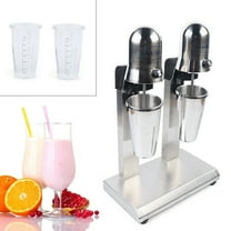 Anqidi 560W Double Head Milk Shaker, Commercial Stainless Steel Smoothie Ice Cream Mixer Milk Shaking Machine 110V