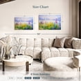 thumbnail image 4 of Elephant Stock Floral Wall Art - Horizontal Canvas Wall Art - Living Room Wall Decor - Nature Canvas - Purple And Blue Decor - 36" x 24", 4 of 8