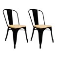 thumbnail image 1 of Silla Tolix KingsHouse Negro Mate con Asiento de Madera 2 Pzs, 1 of 8