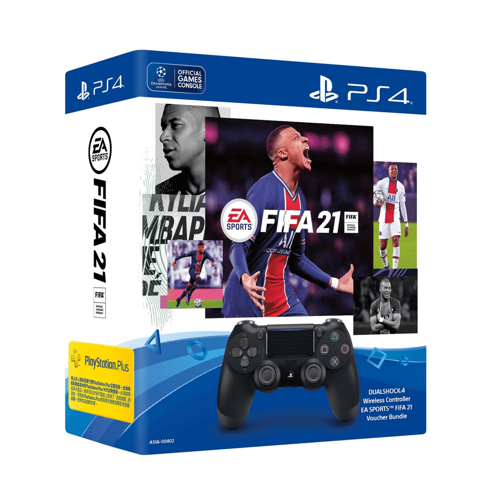 Sony Playstation 4 DualShock 4 Controller With FIFA 21, Black