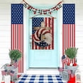 thumbnail image 4 of Sm:)e Patriotic Stars and Stripes Eagle Wreath 4th of July Momorial Day House Flag 28 x 40 Inch Double Sided, 4 of 7