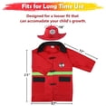 thumbnail image 4 of Disfraz de bombero infantil iPlay iLearn con walkie talkie de 3 a 7 años, 4 of 7