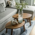 thumbnail image 2 of Cydiria Modern Soft Abstract Faux Wool Area Rug, 6' x 9', Gray, 2 of 8