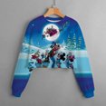 thumbnail image 3 of Suéter infantil de moda clásica de Disney Suéter infantil de primavera para niña Top con estampado de Mickey Mouse Feliz Navidad, 3 of 5