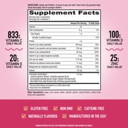 Airborne Very Berry Flavored Gummies, 21 count - 750mg of Vitamin C and Minerals & Herbs Immune Support (Packaging May Vary)