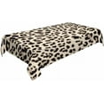 thumbnail image 3 of Tablecloth Leopard Table Cloth Rectangle Table 60 x 84 Inch Cheetah Skin Tiger Leather Spotted Fur Beige Brown Kitchen Decorations for Home Dinner Party, 3 of 6