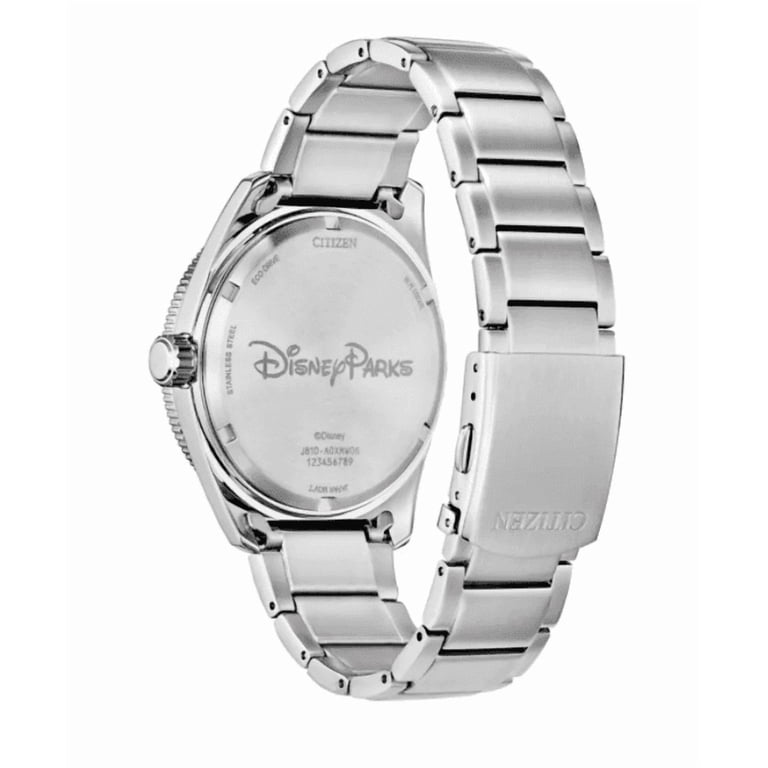 Disney Parks Mickey Mouse Golf Stainless Steel Eco-Drive Watch