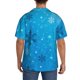 thumbnail image 3 of Fotbe Winter With Snowflakes Camisa Estampada de Manga Corta para Hombre, Casual de Verano, Estilo Playero, Sin Arrugas-Medium, 3 of 5