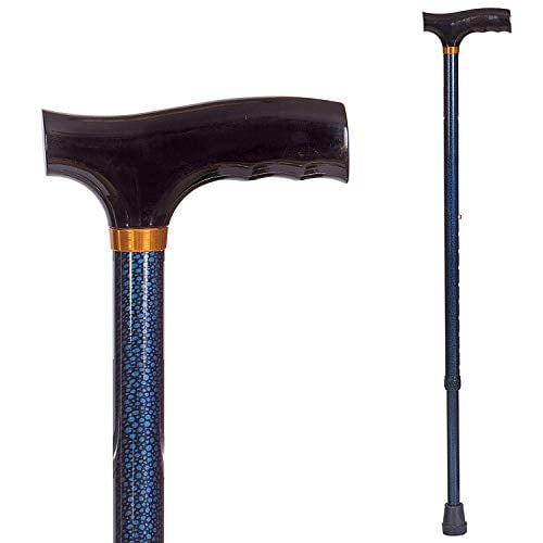DMI Lightweight Aluminum Adjustable Walking Cane with DerbyTop Handle
