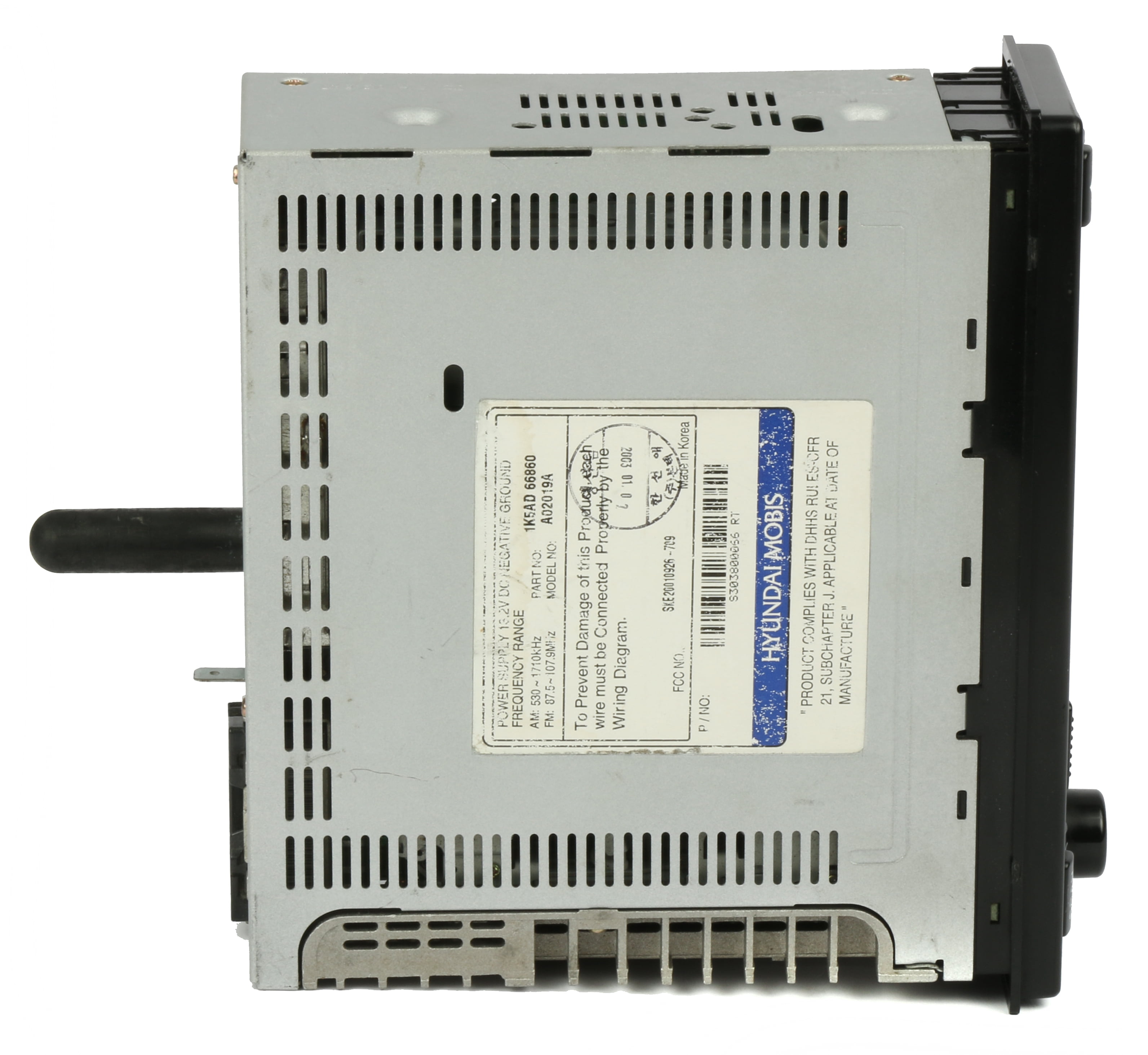 Restored 2003-2005 Kia Sedona AM FM Stereo Single Disc CD Player 1K5AD66860 (Refurbished)