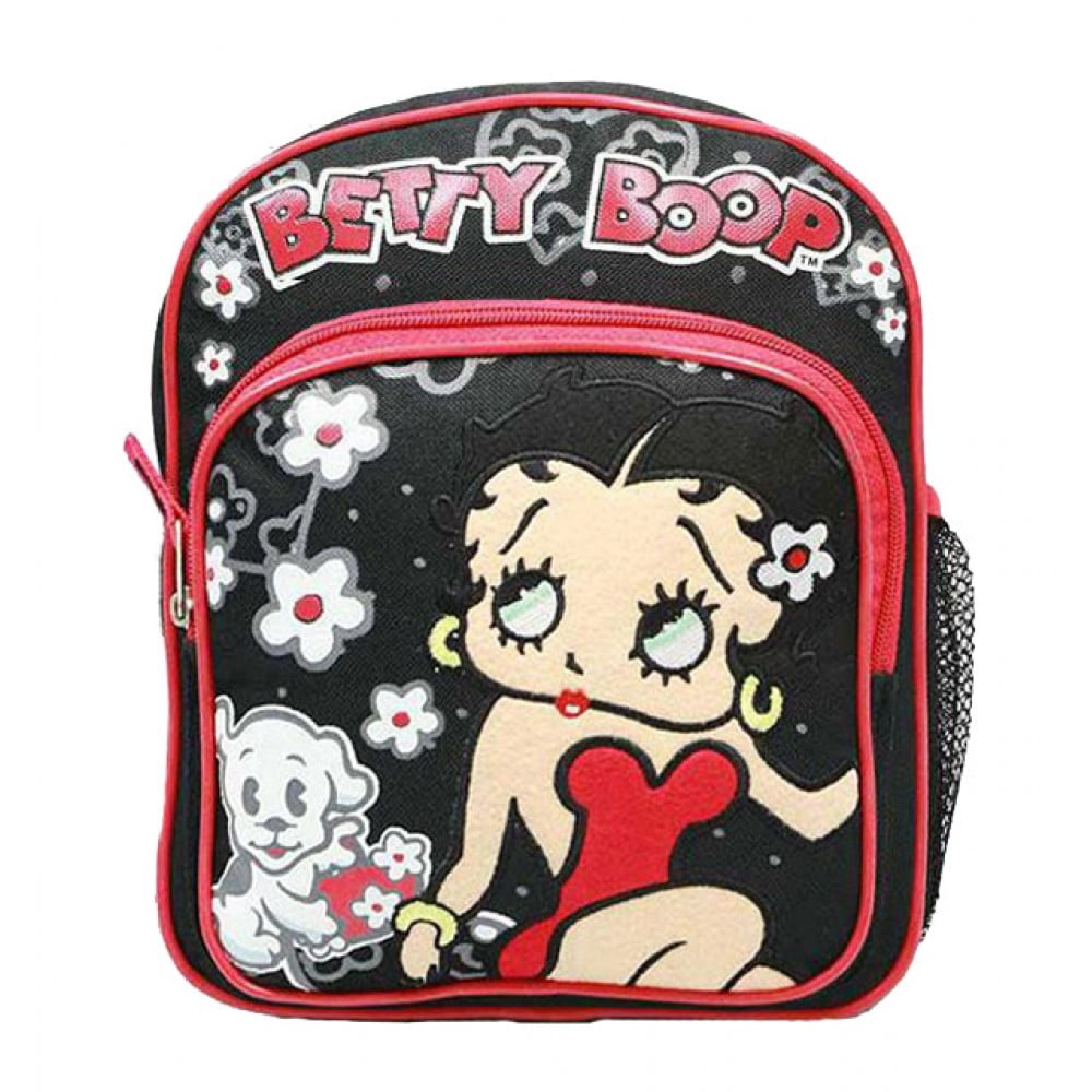 Mini Backpack - Betty Boop - Black New School Bag Book Girls 80021