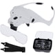 thumbnail image 1 of Lupas 2 Luces LED 5 Lentes Lupas Ajustables, Intercambiables, 1.0X, 1.5X, 2.0X, 2.5X, 3.5X Limpieza de Telas para Trabajo, Reparaciones Electrónicas, Manualidades, Lectura, 1 of 8