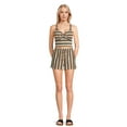 thumbnail image 6 of No Boundaries Crochet Tank Top and Shorts Set, 2-Piece, Women's and Women's Plus, 6 of 6