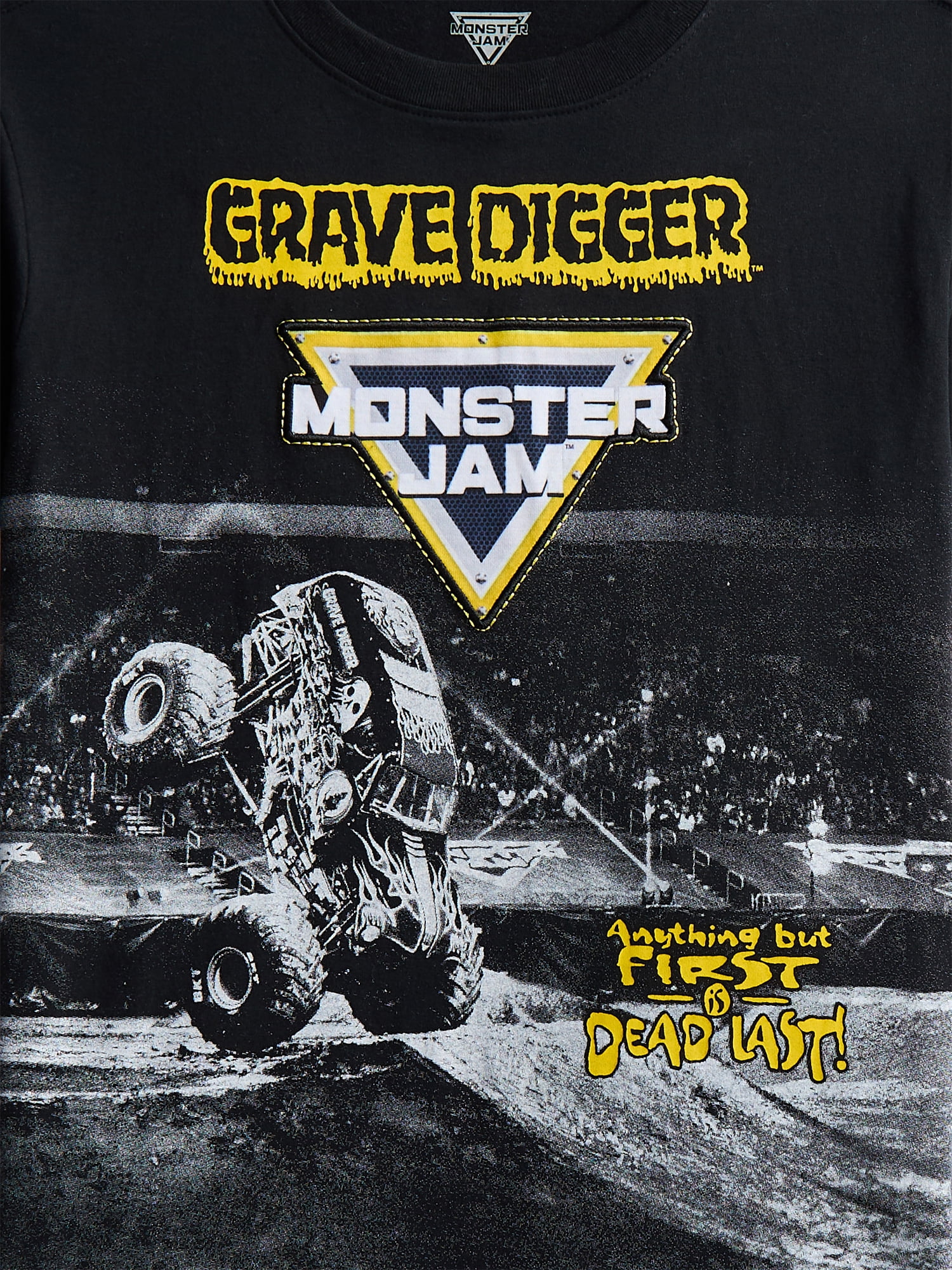 Monster Jam Boys Short Sleeve Graphic Tee and Shorts Set, 2-Piece, Sizes 4-16