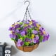 thumbnail image 3 of Kearding Precio asequible para flores artificiales, decoración de pared, Material ecológico, cestas colgantes, flores artificiales, Flores artificiales Flor rosa U3-2, 3 of 6