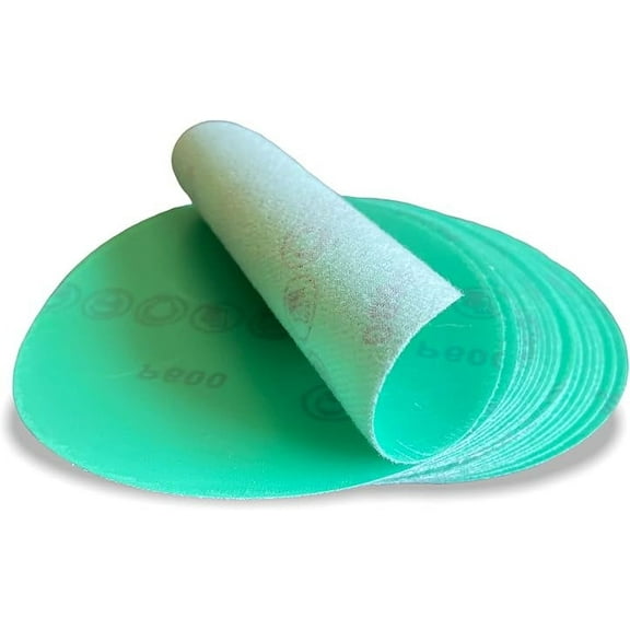 LiME LiNE 6” Waterproof 800 Grit Sanding discs, hook & loop - 25pk