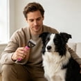 thumbnail image 5 of Pet Deshedding Comb for Cats, Self-Cleaning Undercoat Depilatory Tool, Ergonomic Grooming Brush for Shedding Control, Ideal for Daily Use at Home, 5 of 6