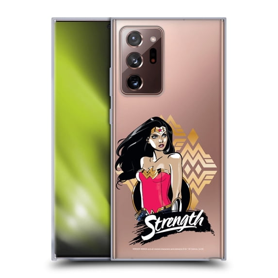 Head Case Designs Officially Licensed Wonder Woman DC Comics Graphic Arts Strength Soft Gel Case Compatible with Samsung Galaxy Note20 Ultra / 5G