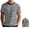 Black, variant on Clossjun Mens Striped T-Shirt Casual Short Sleeve Daily Wear Shirts Crew Neck Fashion Daily Wear Blouses For Work Out Business Gym Light Green 3XL