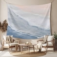 thumbnail image 2 of Navy Blue Coastal Wave Small Tapestry for Bedroom Wall Hanging Tapestry, Summer Modern Ocean Beach Ceiling Backdrop Tapestries Poster Blanket Wall Decor for Teens Room Living Room Dorm 23" x 28", 2 of 8