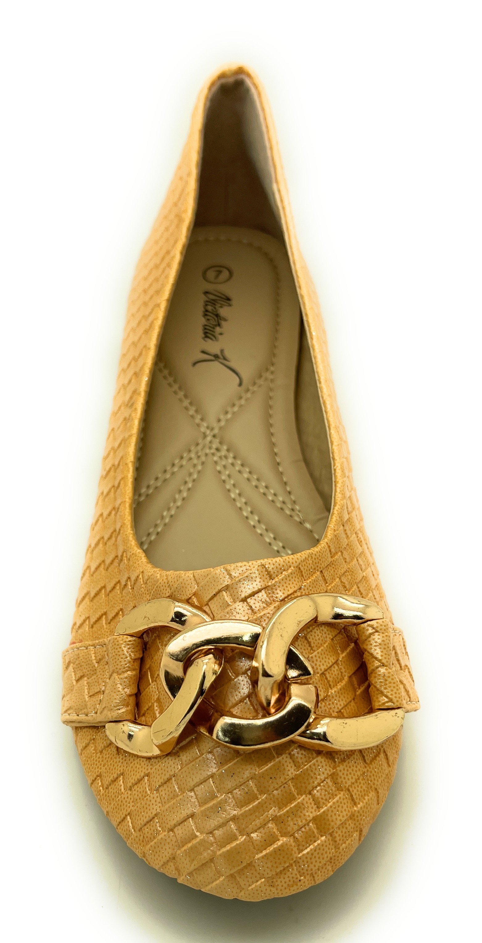 Gold Chain Ballerina Flats - Walmart.com