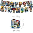 thumbnail image 2 of Toy Story Anime Woody Cartoon Birthday Party Decorations Bundle Includes Banner, 12 Mini Cupcake Toppers, 1 Large Cake Topper & 16 Latex Balloons, 2 of 4