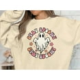 thumbnail image 2 of Stay Spooky Sweatshirt, Crewneck Sweatshirt, Halloween Shirt, Spooky Season Tee, Funny Halloween Shirt, Fall Sweatshirt for Women, 2 of 4
