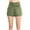 Army Green, variant on UAMVSH Running Shorts for Women Stretch Straight Leg High Waist Workout Shorts Summer Lightweight Yoga Hiking Athletic Shorts