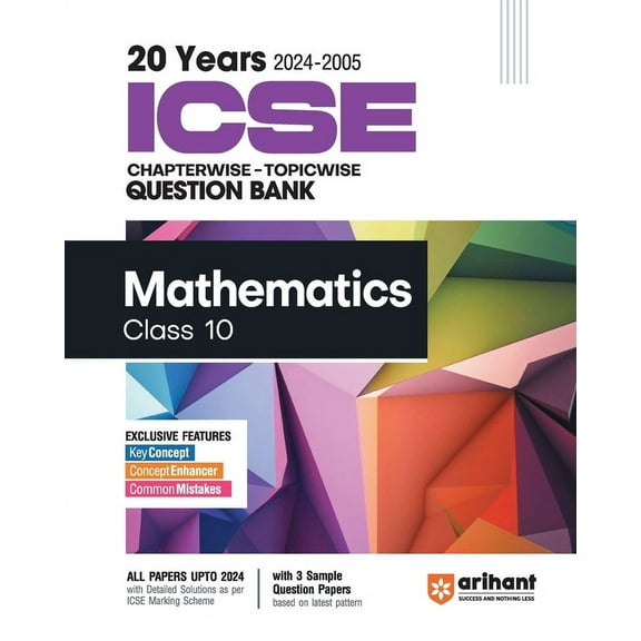 ICSE Chapterwise Mathematics 10th, (Paperback)