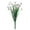 White, variant on Gustave 4 Bundles Artificial Flowers Fake Plants Faux UV Resistant Violets Flowers Plastic Shrubs Indoor Outdoor Decorations Garden Home Decor, Purple