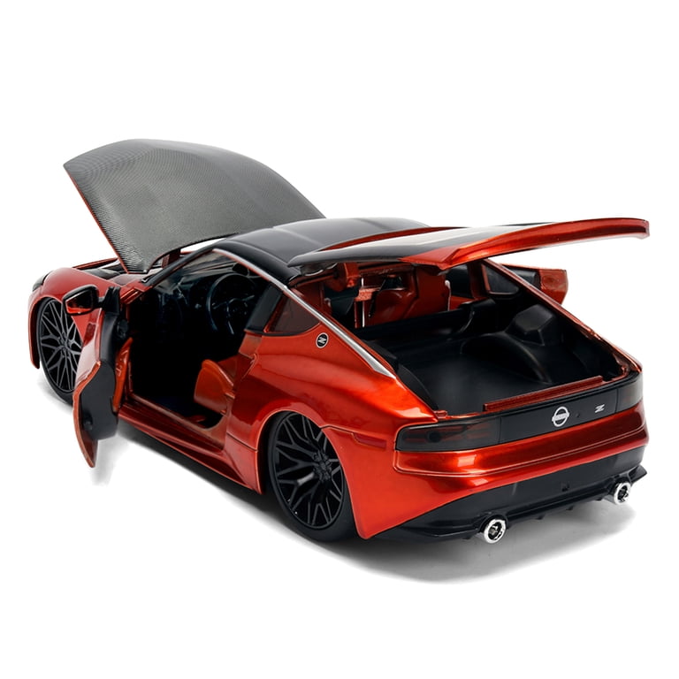 2023 Nissan Z Orange Metallic with Carbon Hood and Black Top 