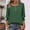 Army Green, variant on Sakmal Green Women Shirts Button Down Fall Tops 3/4 Sleeve Henley Plain Blouses for Women