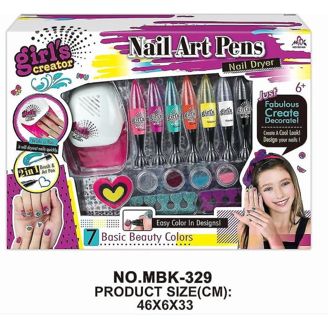 Set infantil de uñas de simulación DIY para niñas