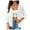 White, variant on Kogui Womens Cardigans Womens 2025 Summer Crochet Cardigan Sweater Long Sleeve Boho Oversized Open Front Outwear (Hot Pink,S)