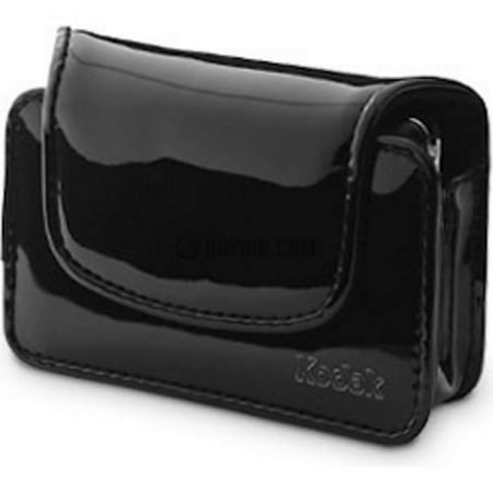 Image of Kodak Chic Patent Leatherette Camera Case - Black