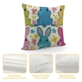 thumbnail image 4 of Easter Pillow Covers Easter Colorful Bunny Decor for Throw Pillows Covers Spring Farmhouse Pillow Covers Decor Couch Living Room, 4 of 5