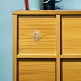 thumbnail image 4 of Minkissy Decorative Front Door Hardware Lion Head Door Knocker Golden 1Set, 4 of 6