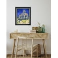 thumbnail image 2 of DECORARTS - The Church at Auvers by Vincent van Gogh. Framed Canvas Wall Art for Home or Office, Ready to Hang, Made in USA, 2 of 7