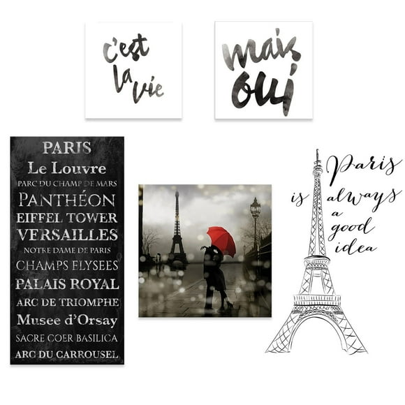 Assortiment Artissimo Designs White Sale - Paris Formats Mixtes - 17 W x 13.25H x 2.8D