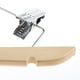 thumbnail image 4 of 10 / Perchas de con Muescas Antideslizantes con Clips para Adultos Y de Resistencia Salvador Juego de perchas de madera unisex, 4 of 9