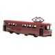 thumbnail image 5 of Tranvía clásico modelo vehículo juguete escala 1:90 realista colección utilería interactiva Retro rojo, 5 of 9