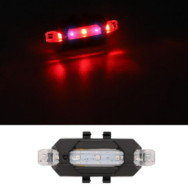 Lefu USB Rechargeable Bicycle Motorcycle LED Hazard Lights Waterproof Front & Rear
