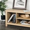 thumbnail image 6 of Cloud Mountain Wood Universal TV Stand For TVs up to 50" in Taupe Oak, 6 of 11