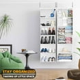 thumbnail image 2 of SpaceAid 2 Pack Hanging Closet Organizer and Storage with Dividers, White, 2 of 7