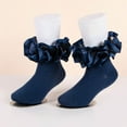 thumbnail image 2 of ktowifly Girls Ankle High Socks Lace Ruffle Solid Color Cute Breathable Fashionable Sock for Dance, 2 of 4