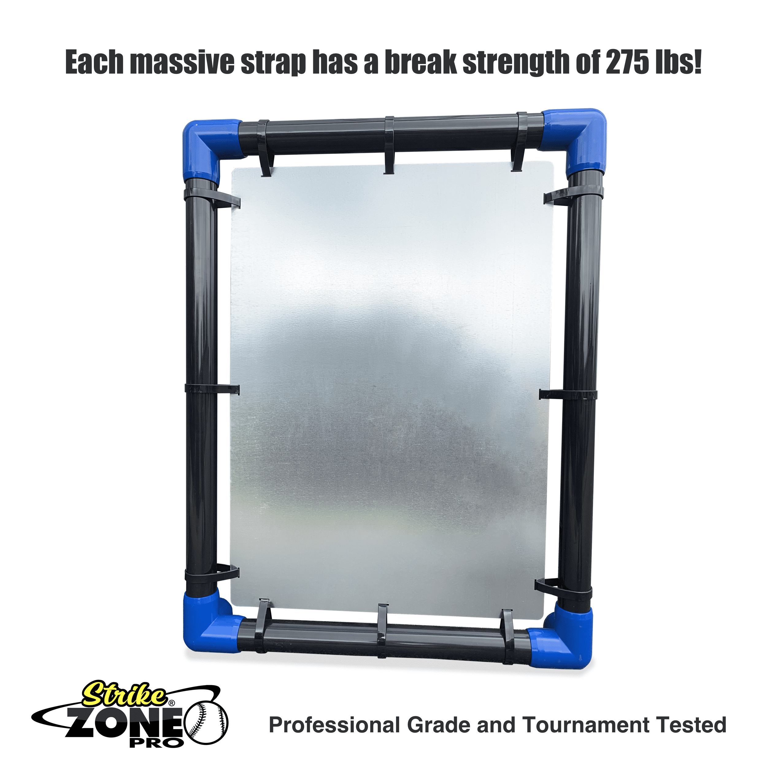 SZP Strike Zone Pro (Steel) - Strike Zone Target for plastic balls - Compatible with Blitzball and Wiffleball
